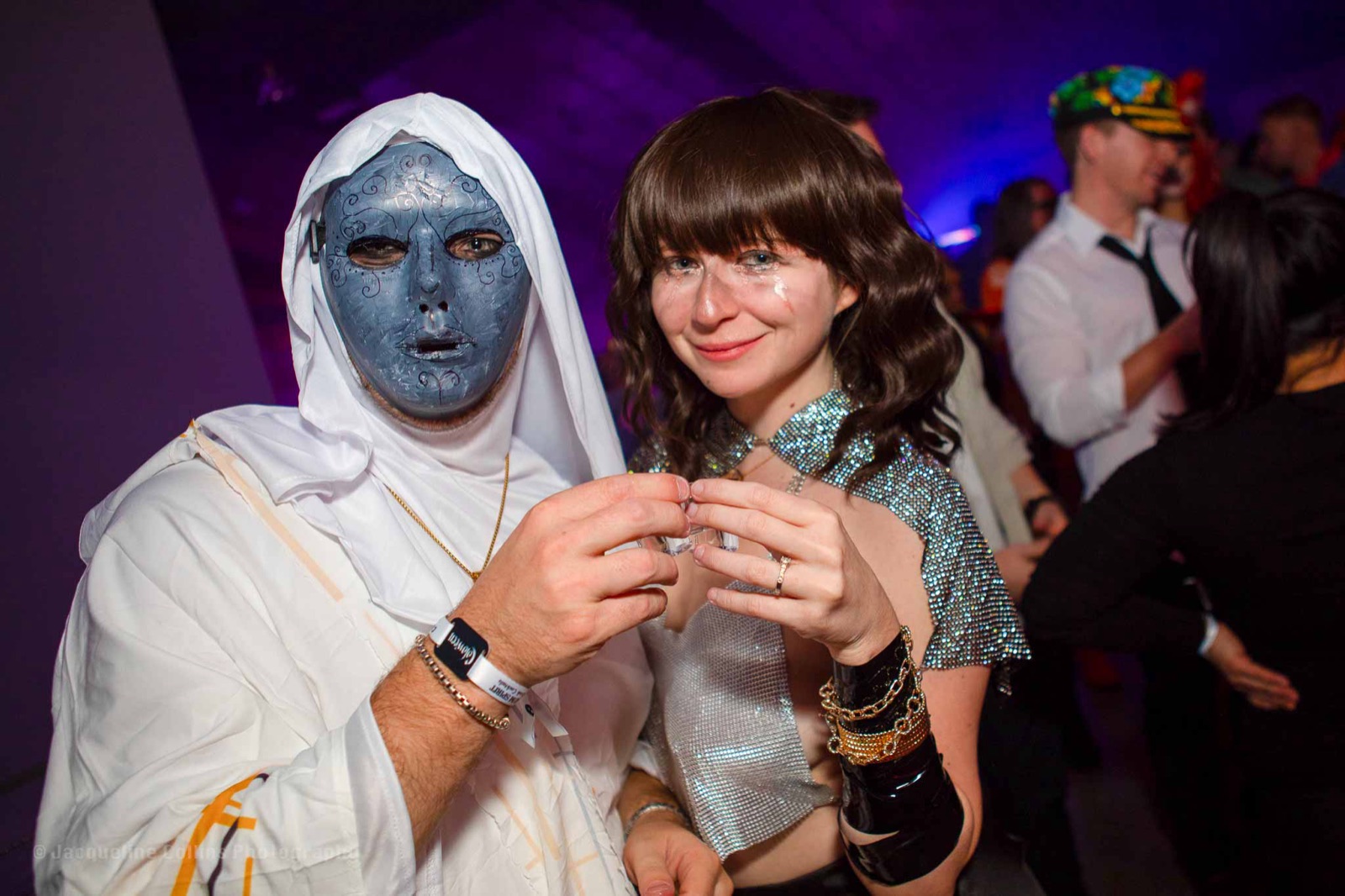 Guests in easy Halloween costumes at Coloween, the Denver Halloween Party