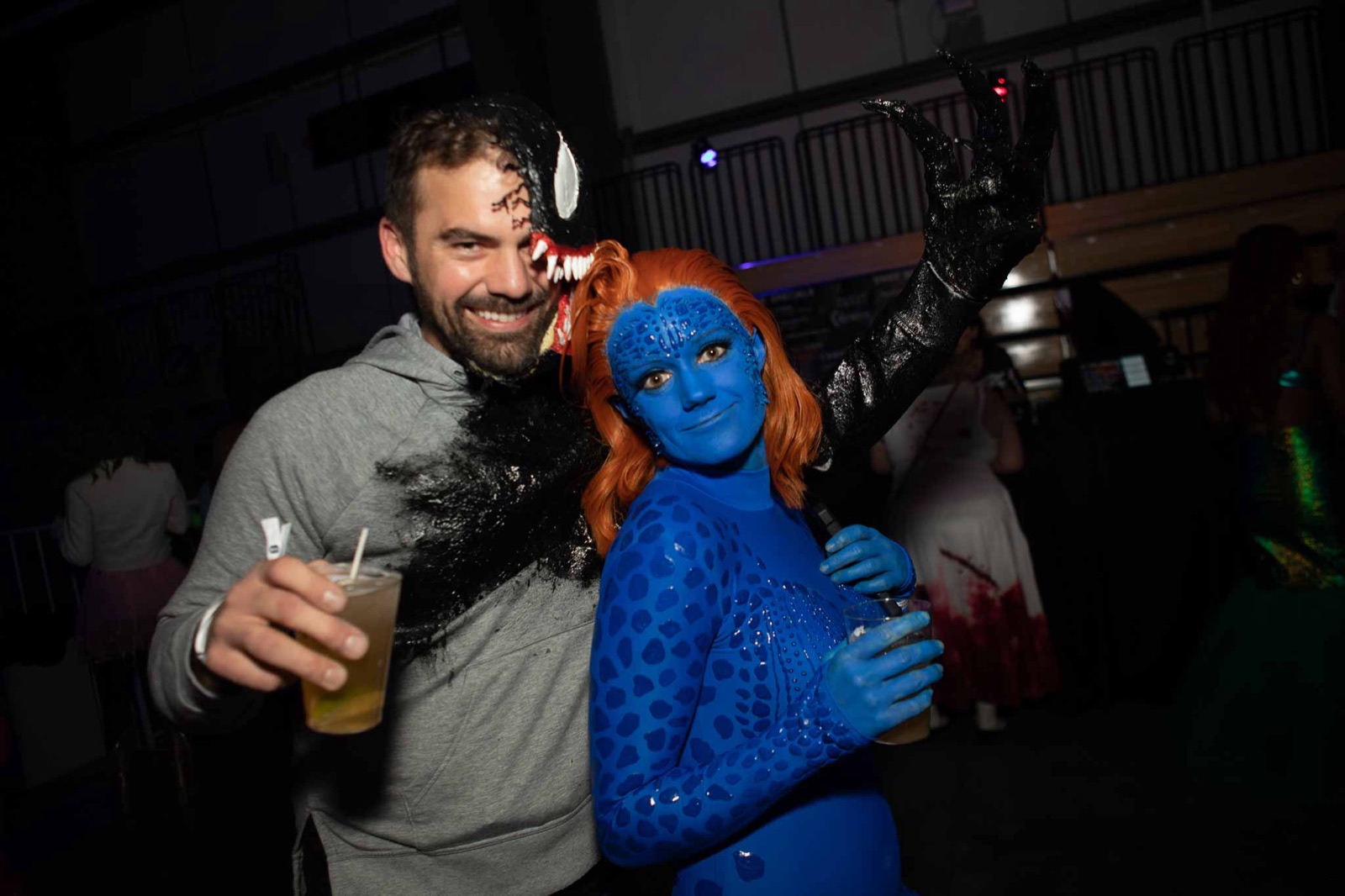 Costumed party guests at Coloween, the Denver Halloween Party