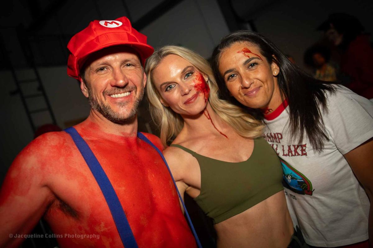 Party outfits and costumes at Coloween, the Denver Halloween Party