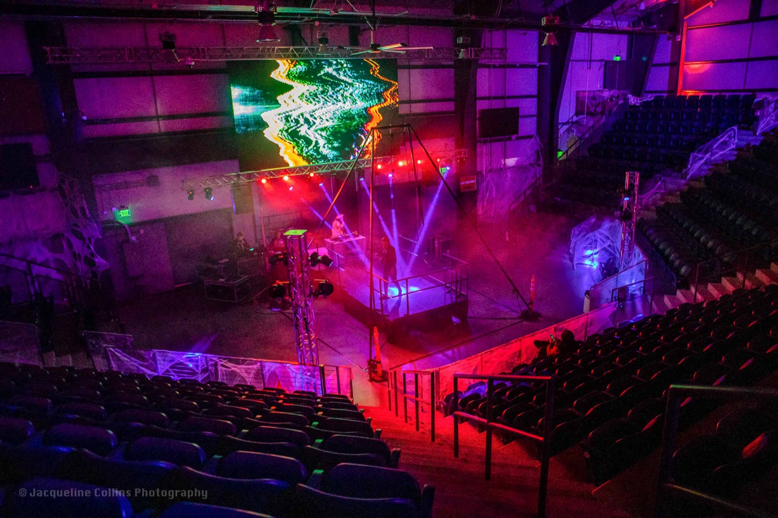 Immersive lights and production at Coloween, the Denver Halloween Party