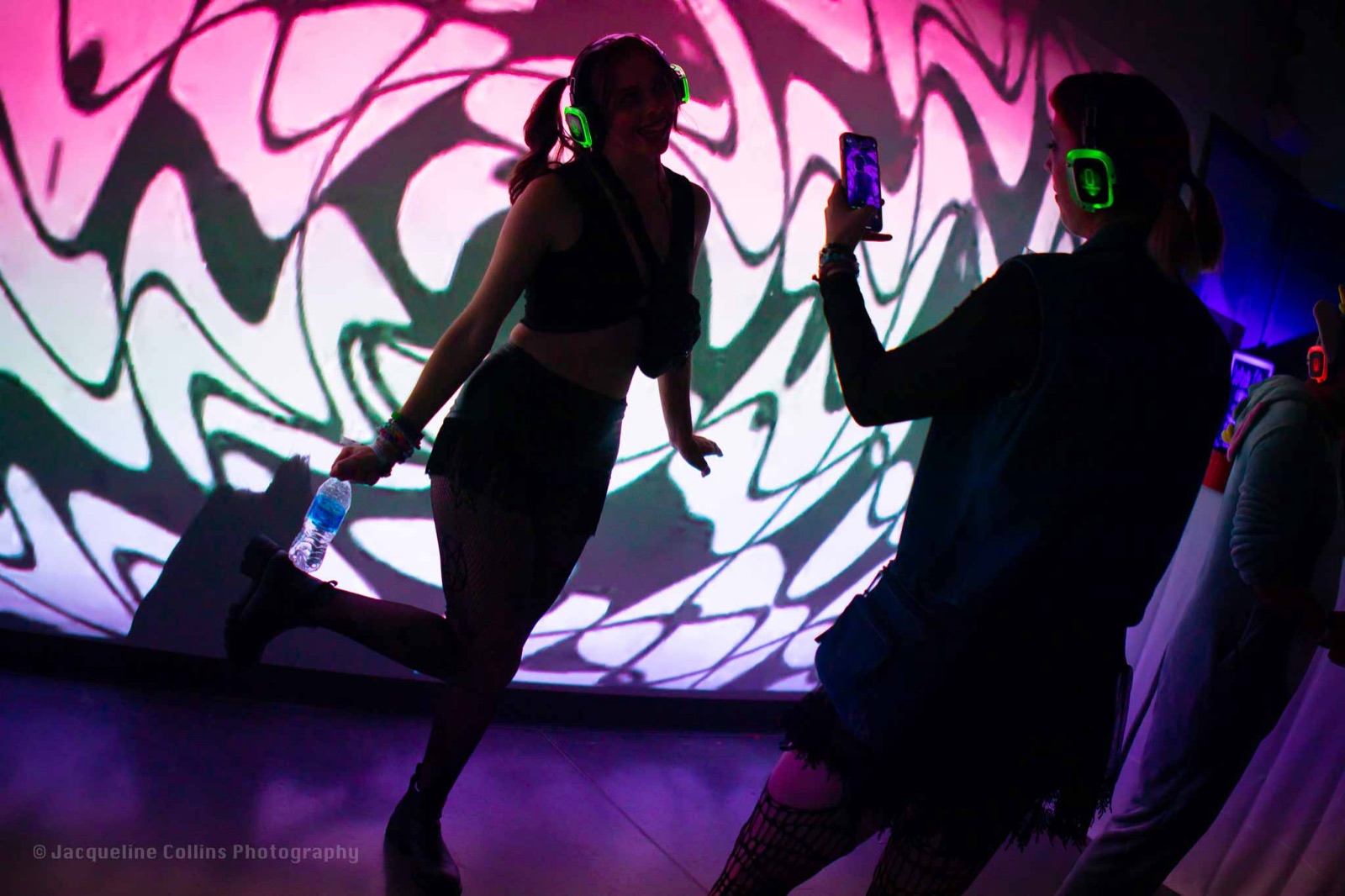 DJ and dance floor at Coloween, the Denver Halloween Party