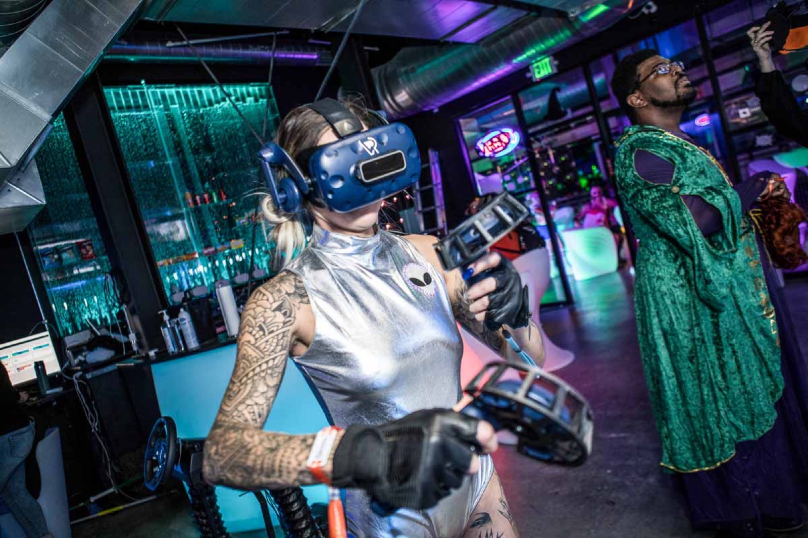 Bar service at Coloween, the Denver Halloween Party